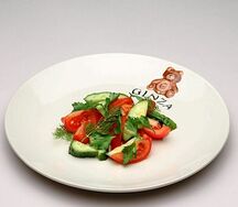 Детский овощной салат