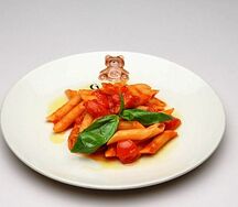 Детская паста Пенне с томатами