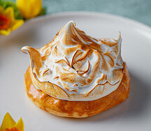 Лимонный пирог с меренгой
