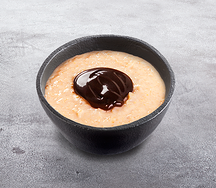 Каша овсяная на топленом молоке с шоколадом