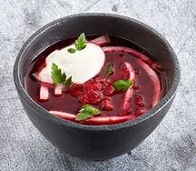 Борщ с беконом двойная порция