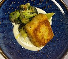 Филе трески с брокколи 