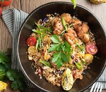 Рис с курицей