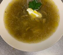 Грибной суп с перловкой