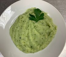 Пюре картофельное со шпинатом