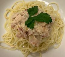 Паста Карбонара с курой