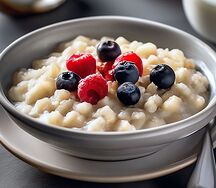 Каша овсяная на молоке