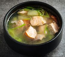 Суп с форелью