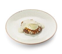 Сочный бифштекс с яйцом пашот