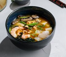 Мисо-суп с морепродуктами