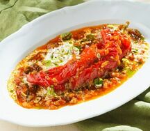 Фаршированный перец со страчателлой