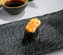 Запеченные суши Гребешок