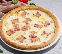 Пицца с беконом