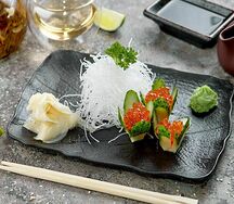 Сашими Красная икра