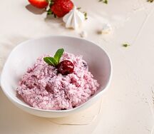 Творог с вишней