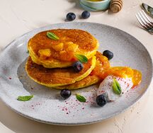 Панкейки с апельсиновым конфитюром