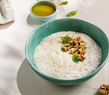 Каша овсяная с грецким орехом