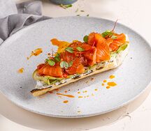 Сэндвич с лососем