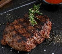 Вырезка телячья на углях