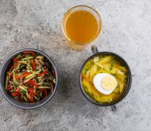 Салат и суп