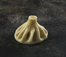 Хинкали с сыром и шпинатом