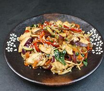 Лапша с курицей