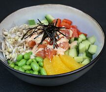 Поке с лососем