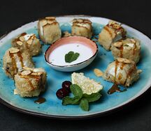 Темпура ролл с фруктами