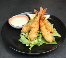 Креветки темпура