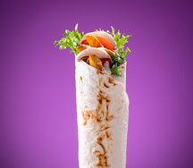 Шаверма Вегетарианская с шампиньонами и трюфельным соусом