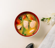 Северный суп с лососем