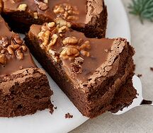 Брауни с грецким орехом