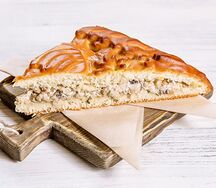 Пирог Курица-грибы