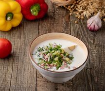 Окрошка на кефире