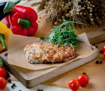 Филе куриное, запеченное с грибами