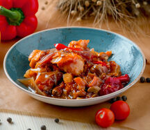 Цыпленок в кисло-сладком соусе (800гр.)