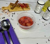 Панна котта клубничная