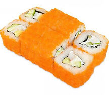 Калифорния с креветкой ролл