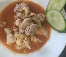 Поджарка из свинины