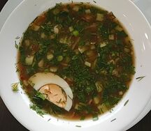 Окрошка на квасе