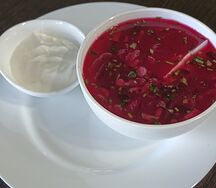 Суп холодный свекольник