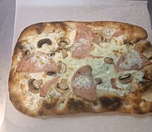 Римская пицца Ветчина с грибами