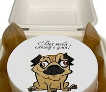 Бенто-торт Без тебя схожу с ума