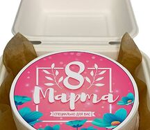 Бенто-торт 8 марта с цветочками