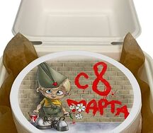 Бенто-торт 8 марта