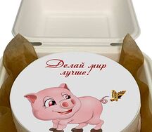 Бенто-торт Делай мир лучше Свинка