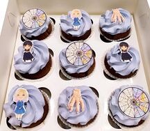 Капкейки Уэнсдей 9 шт