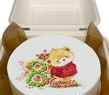 Бенто-торт Мишка, 8 марта