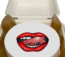 Бенто-торт Губы 1