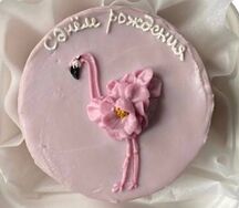 Бенто-торт Фламинго